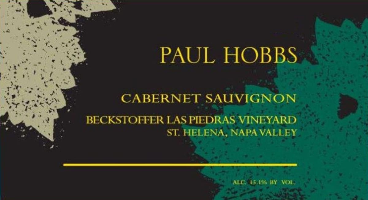 Crossbarn by Paul Hobbs Beckstoffer Las Piedras Cabernet Sauvignon 2010 Front Label