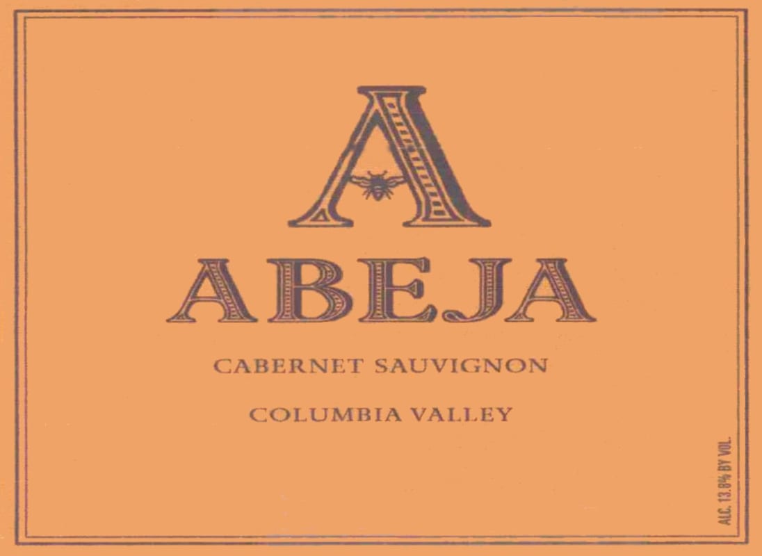 Abeja Cabernet Sauvignon 2010 Front Label