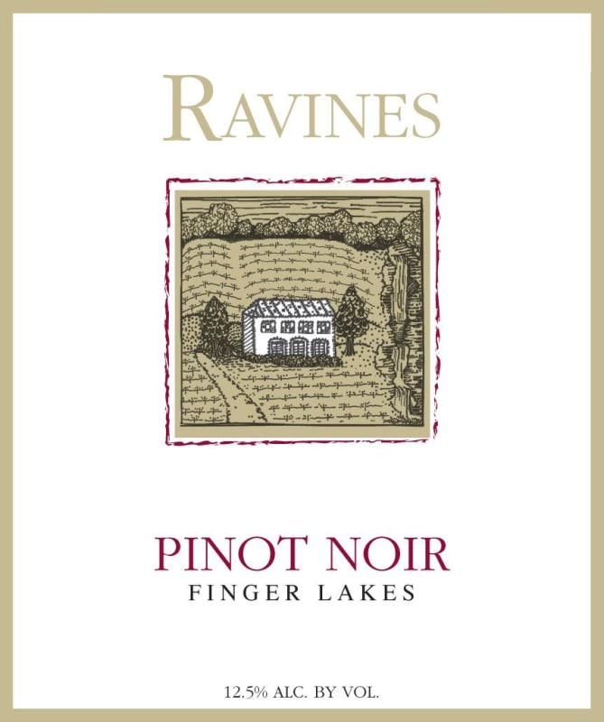 Ravines Pinot Noir 2010 Front Label