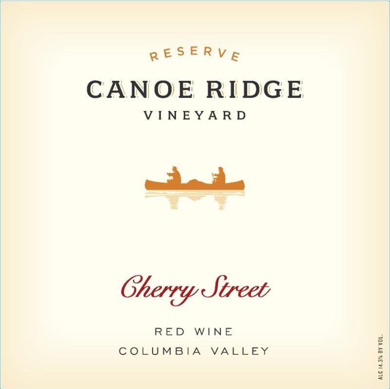 Canoe Ridge Cherry Street Reserve Red 2011 Front Label