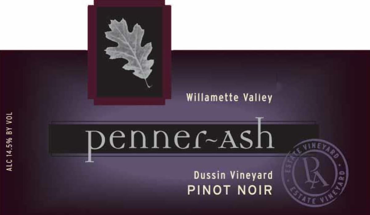 Penner-Ash Dussin Vineyard Pinot Noir 2010 Front Label