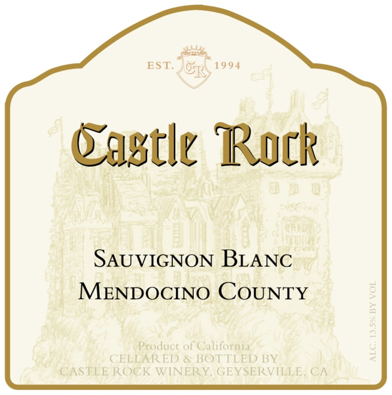 Castle Rock Mendocino County Sauvignon Blanc 2010 Front Label