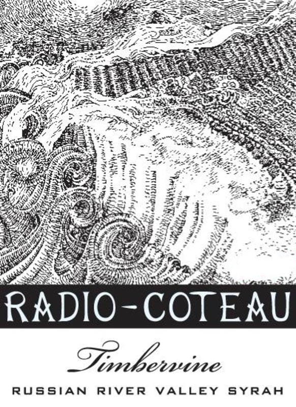 Radio-Coteau Timbervine Syrah 2010 Front Label