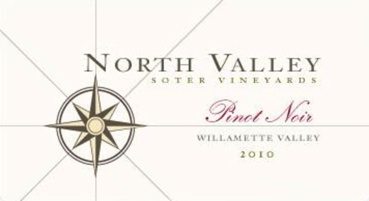 Soter Vineyards North Valley Pinot Noir 2010 Front Label
