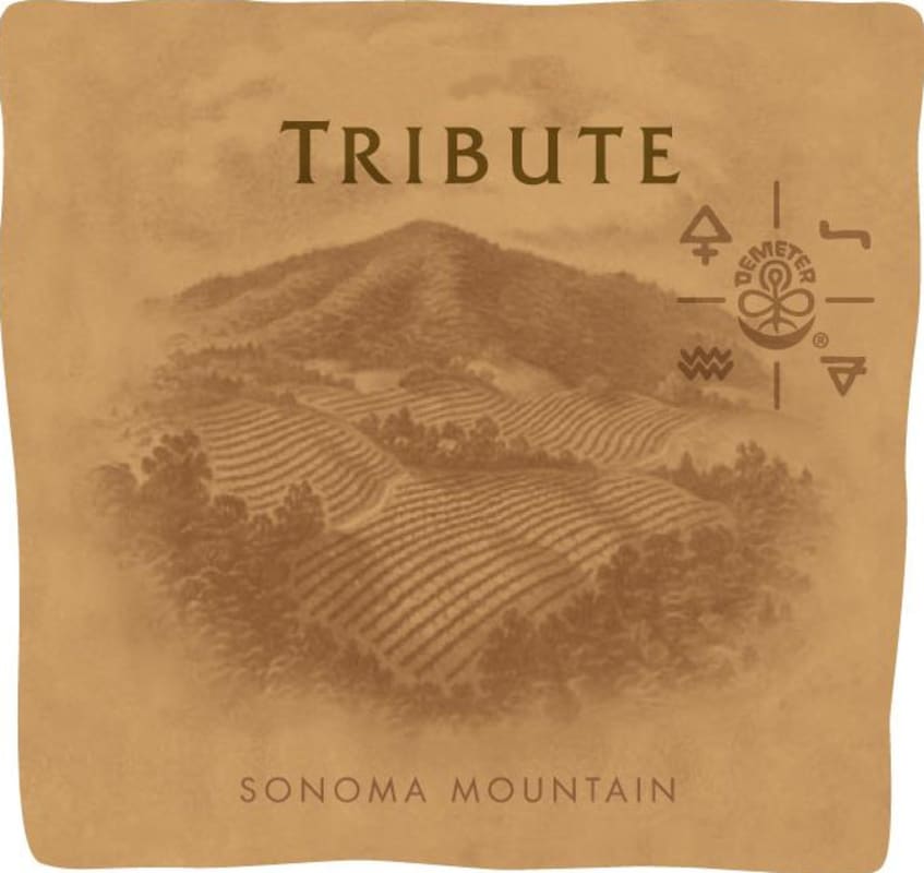 Benziger Tribute 2010 Front Label