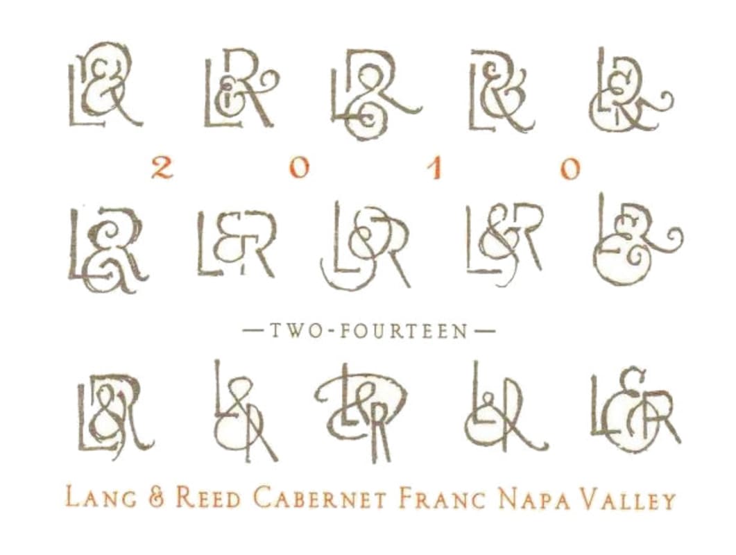 Lang & Reed Two-Fourteen Cabernet Franc 2010 Front Label