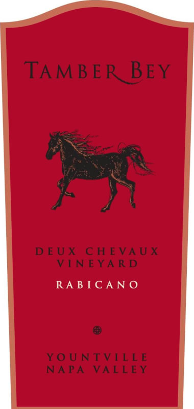 Tamber Bey Deux Chevaux Vineyard Rabicano 2010 Front Label