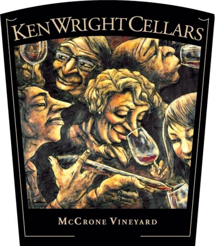 Ken Wright Cellars McCrone Vineyard Pinot Noir 2010 Front Label