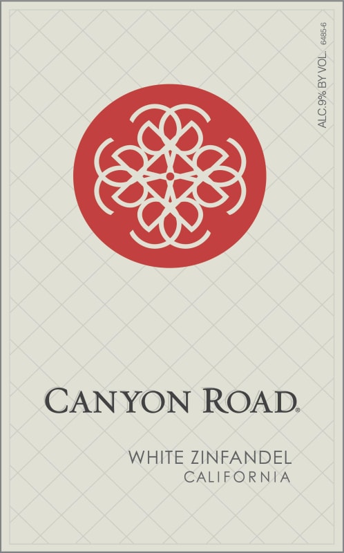 Canyon Road White Zinfandel 2014 Front Label
