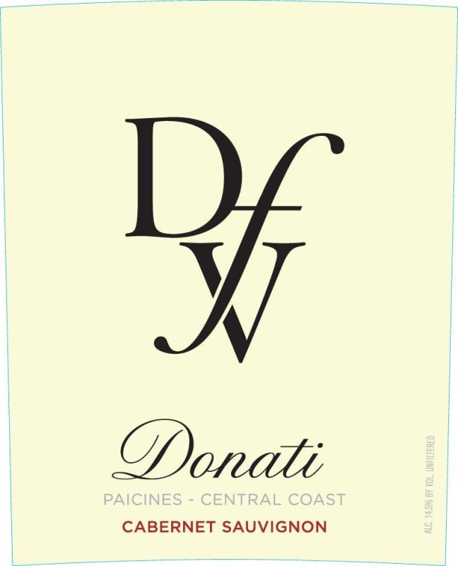 Donati Family Vineyards Cabernet Sauvignon 2010 Front Label
