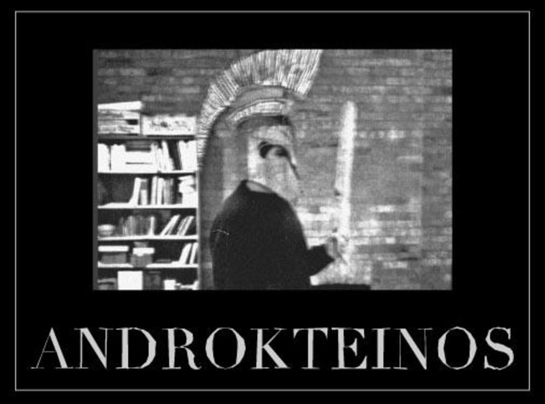 Scholium Project Androkteinos Syrah 2010 Front Label