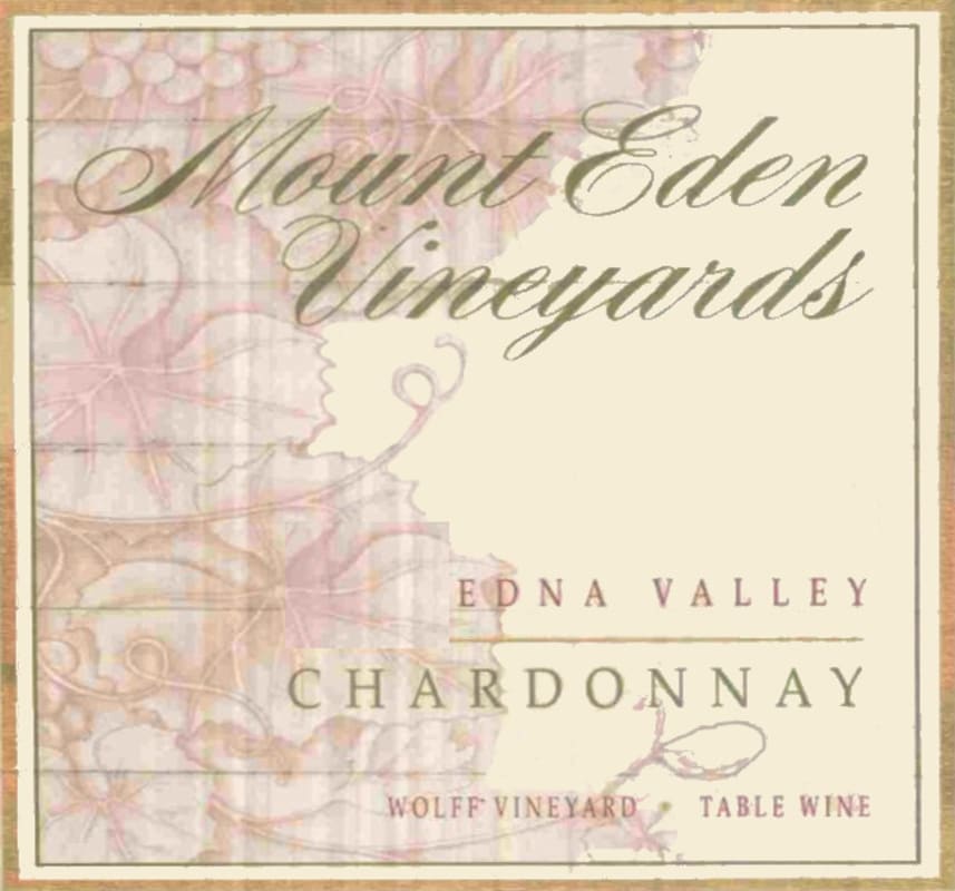 Mount Eden Vineyards Wolff Vineyard Chardonnay 2010 Front Label