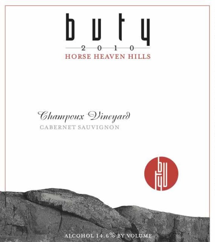 Buty Champoux Vineyard Cabernet Sauvignon 2010 Front Label