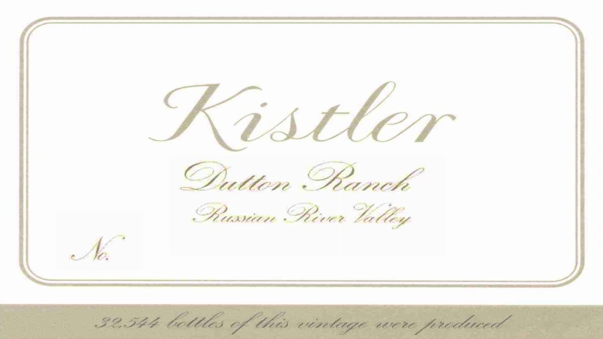 Kistler Vineyards Dutton Ranch Chardonnay 2010 Front Label
