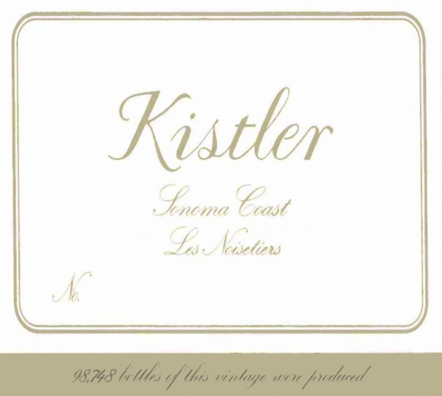 Kistler Vineyards Les Noisetiers Chardonnay 2010 Front Label