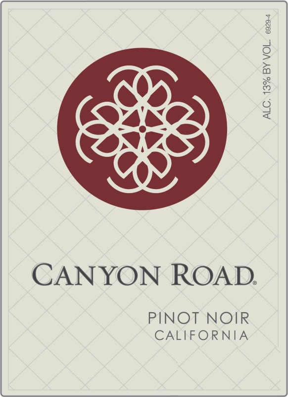 Canyon Road Pinot Noir 2015 Front Label