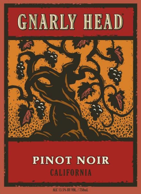 Gnarly Head Pinot Noir 2010 Front Label