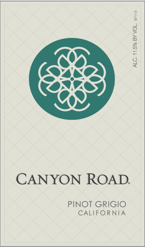 Canyon Road Pinot Grigio 2013 Front Label