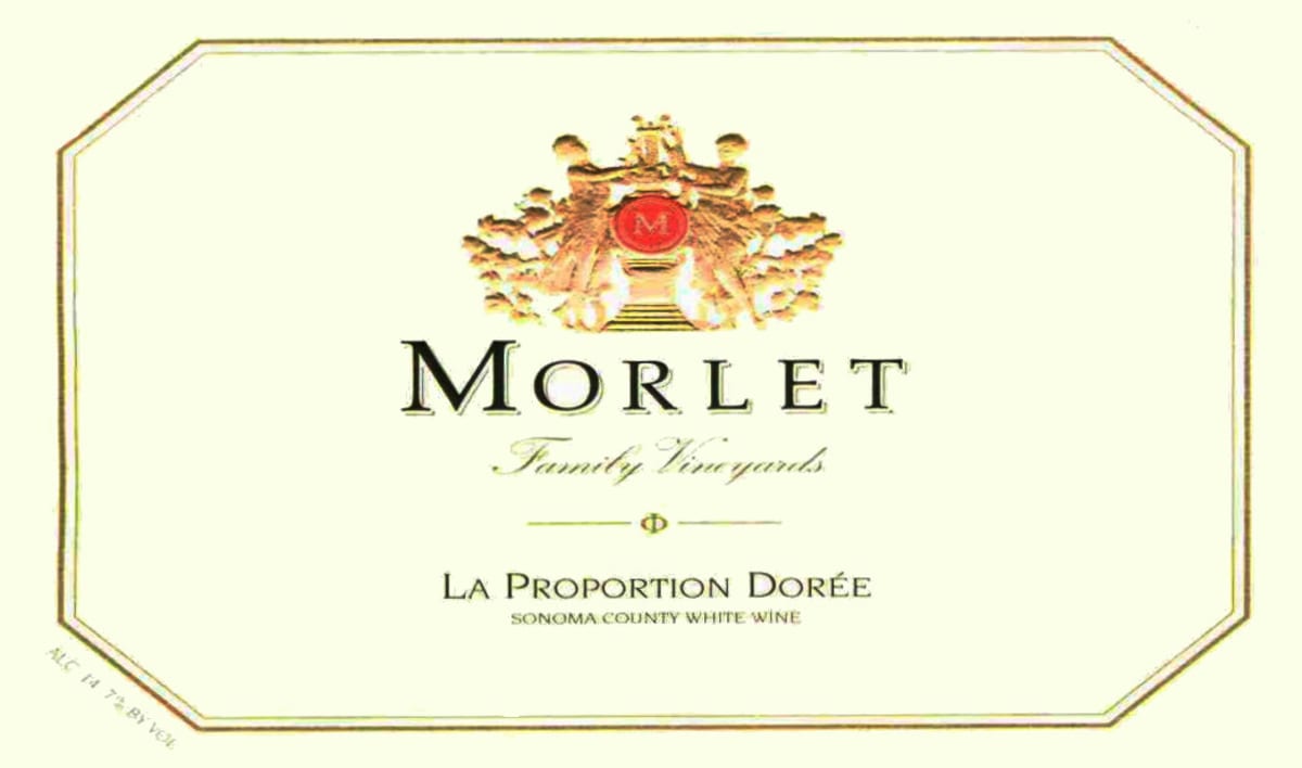 Morlet La Proportion Doree 2010 Front Label