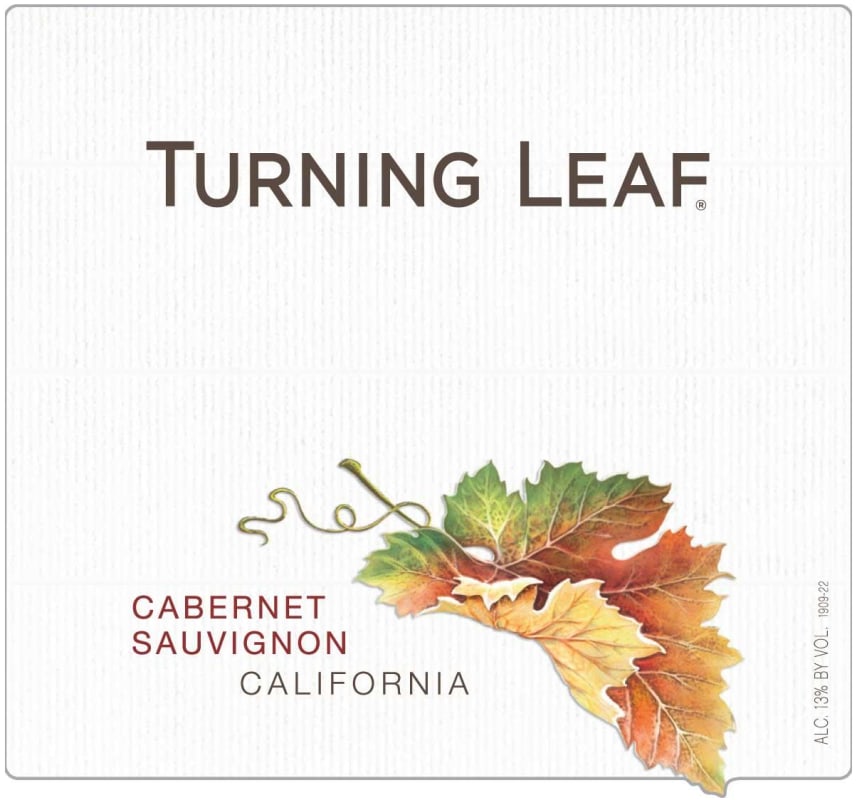 Turning Leaf Cabernet Sauvignon 2010 Front Label