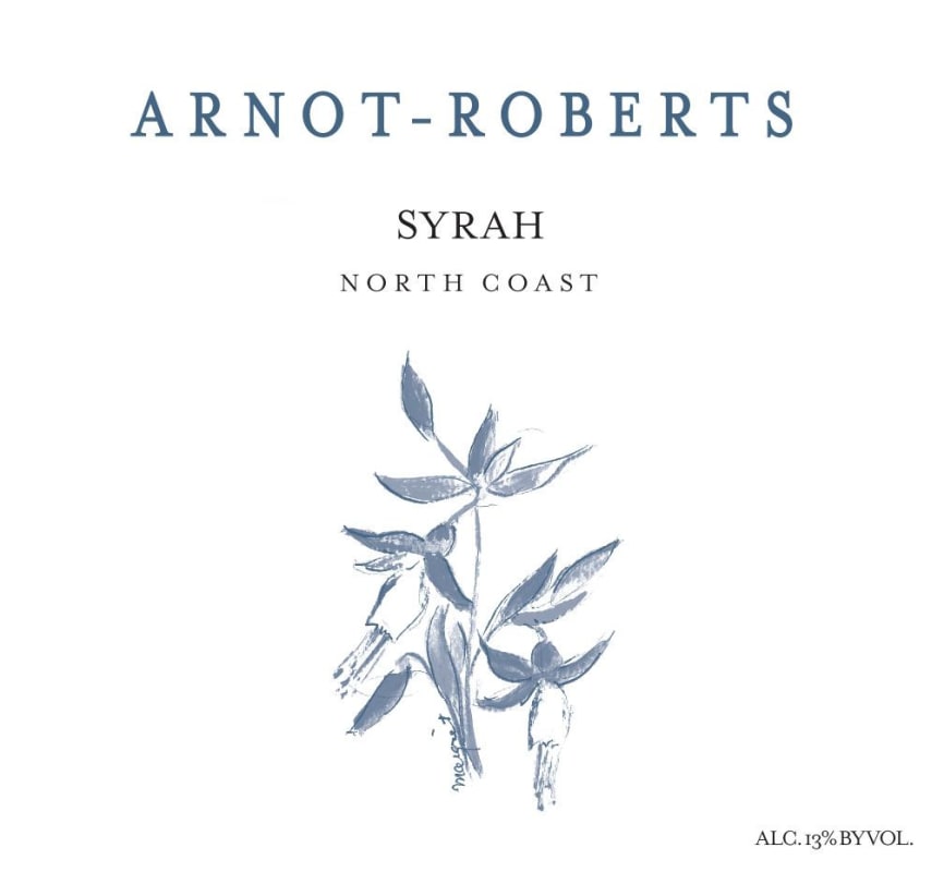 Arnot-Roberts North Coast Syrah 2010 Front Label