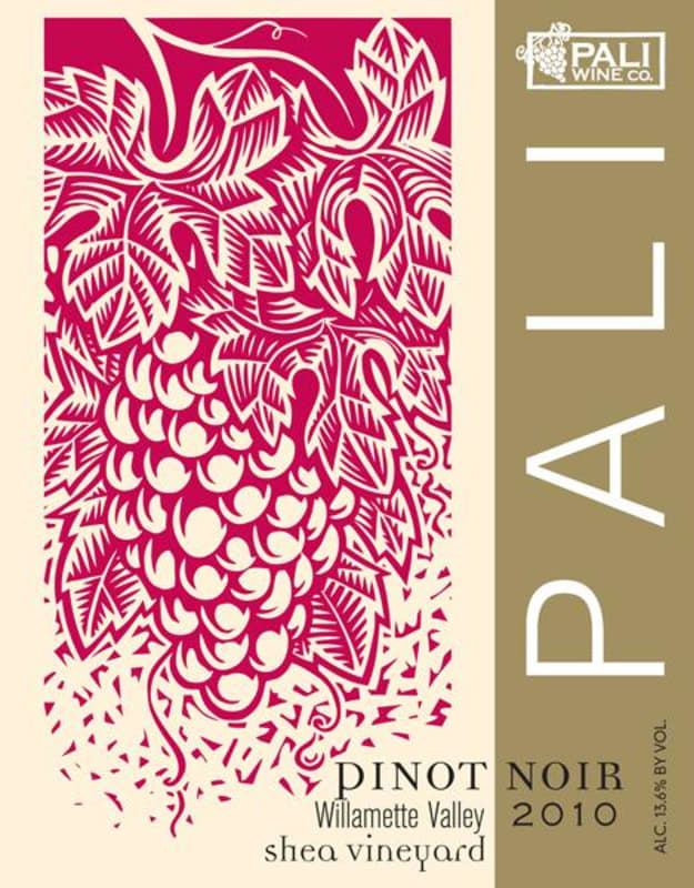 Pali Wine Co Shea Vineyard Pinot Noir 2010 Front Label