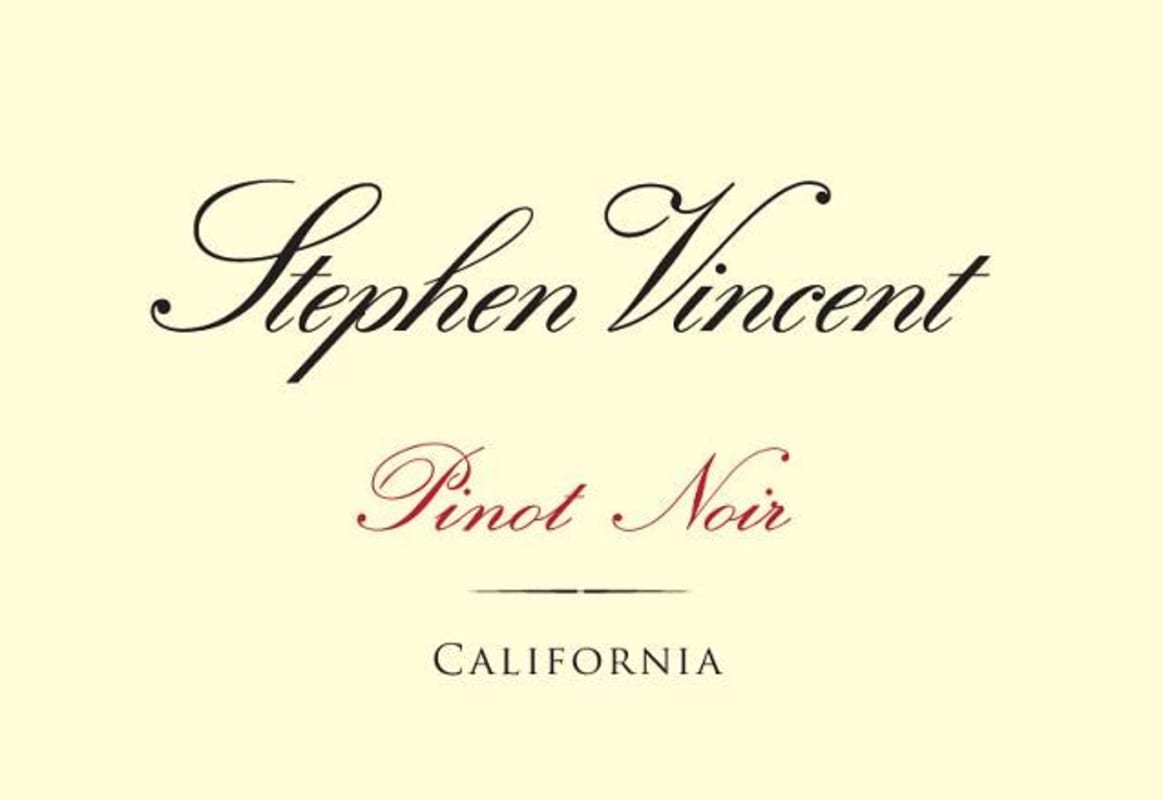 Stephen Vincent Pinot Noir 2010 Front Label