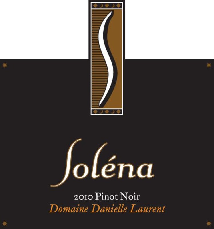 Solena Estate Domaine Danielle Laurent Pinot Noir 2010 Front Label