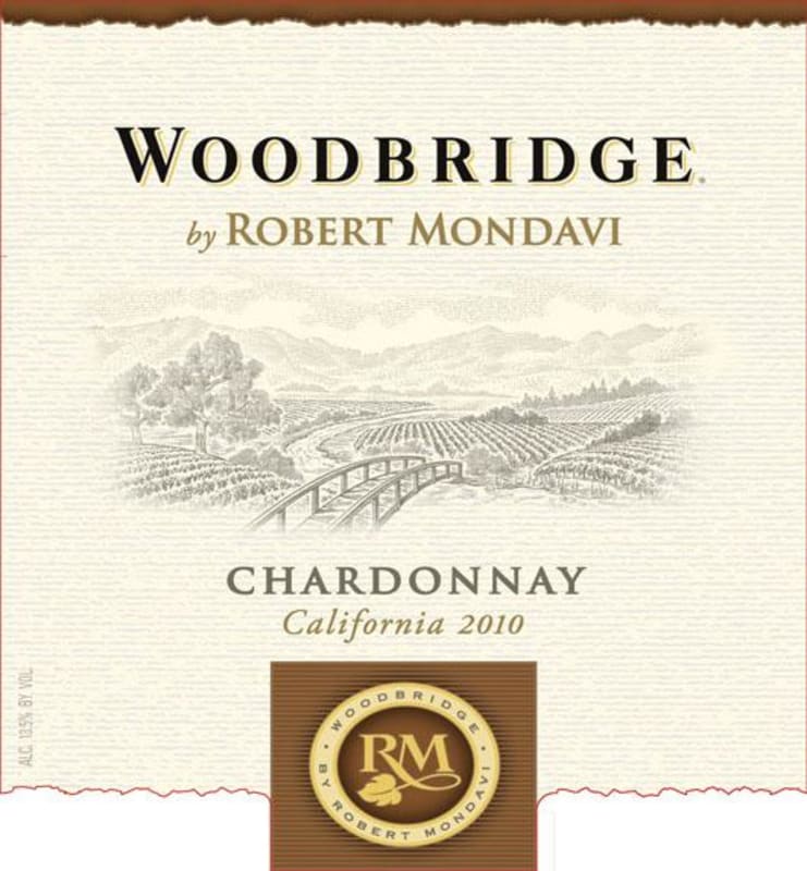 Woodbridge Chardonnay 2010 Front Label