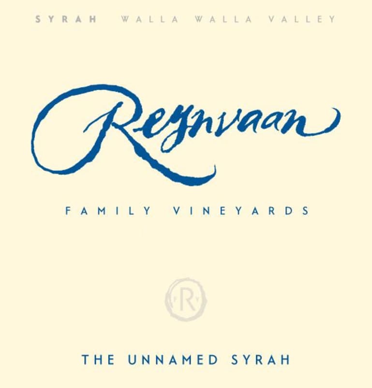 Reynvaan The Unnamed Syrah 2010 Front Label