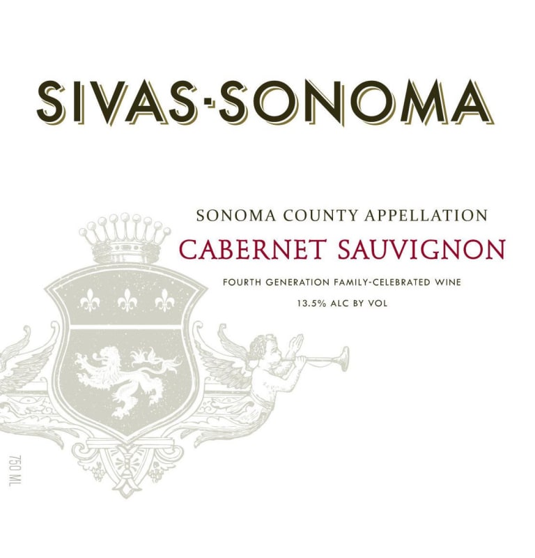 Sivas-Sonoma Cabernet Sauvignon 2010 Front Label