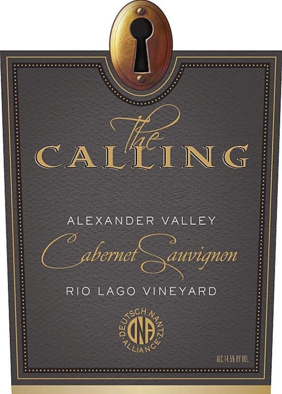 The Calling Rio Lago Vineyard Cabernet Sauvignon 2010 Front Label