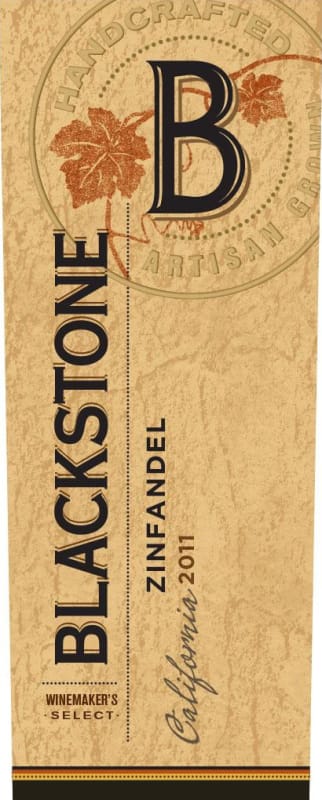 Blackstone Zinfandel 2011 Front Label