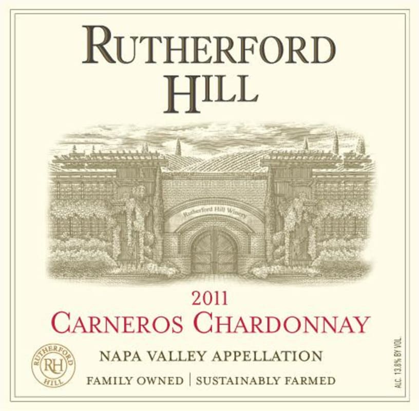 Rutherford Hill Carneros Chardonnay 2011 Front Label