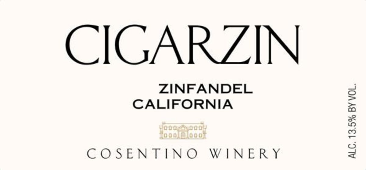 Cosentino Cigar Zinfandel 2011 Front Label