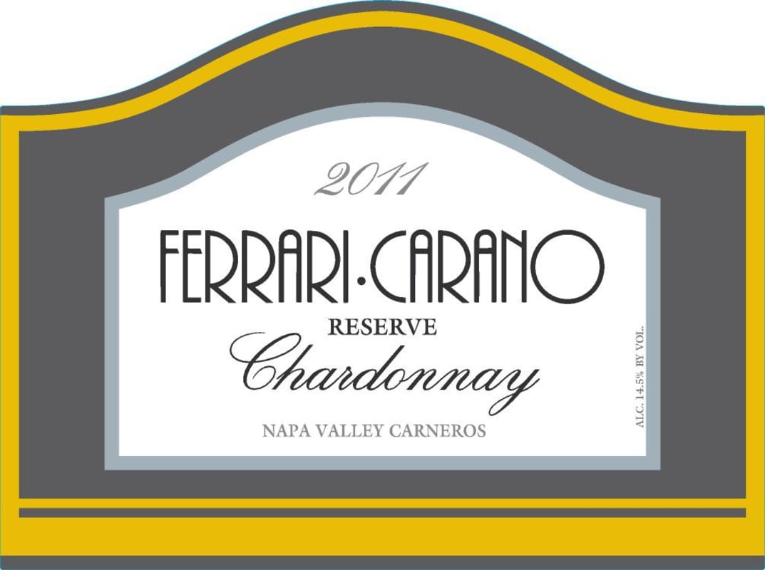 Ferrari-Carano Reserve Chardonnay 2011 Front Label
