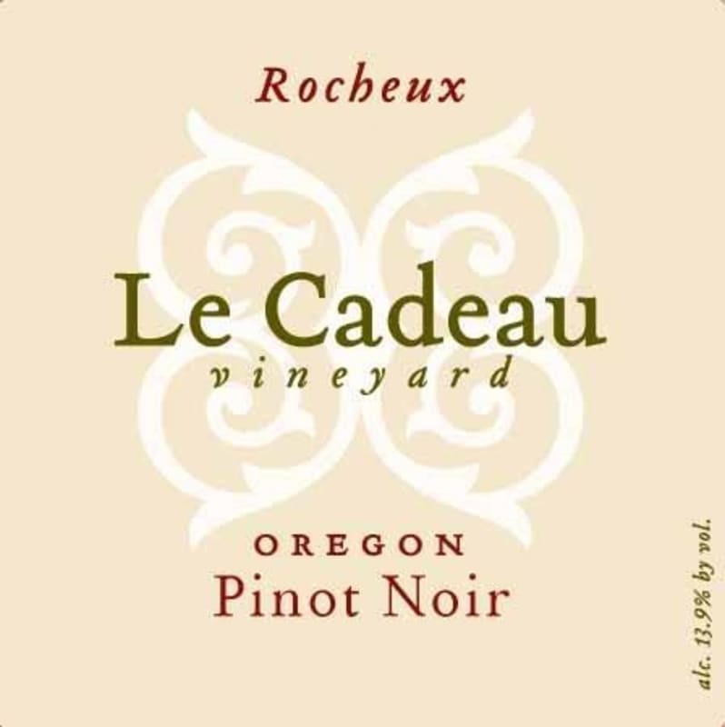 Le Cadeau Vineyard Rocheux Pinot Noir 2013 Front Label