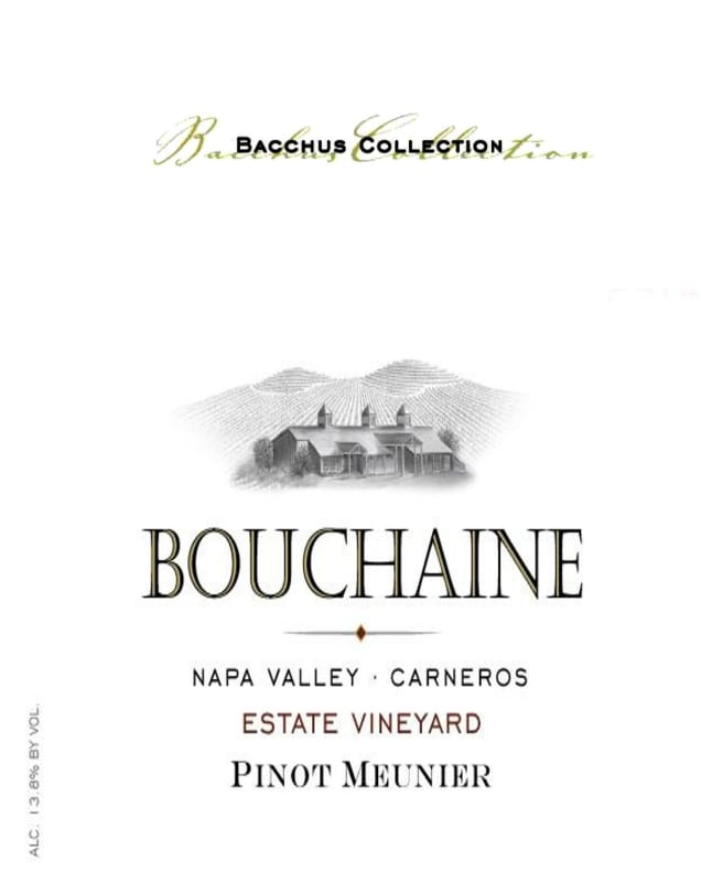 Bouchaine Pinot Meunier 2011 Front Label