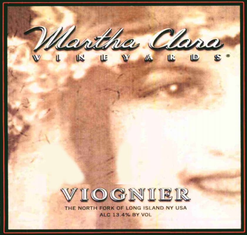 Martha Clara Vineyards Viognier 2011 Front Label