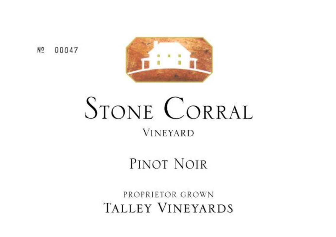 Talley Stone Corral Vineyard Pinot Noir 2011 Front Label