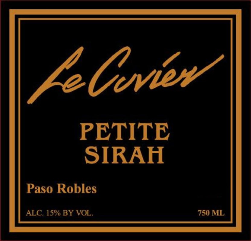 Le Cuvier Petite Sirah 2012 Front Label