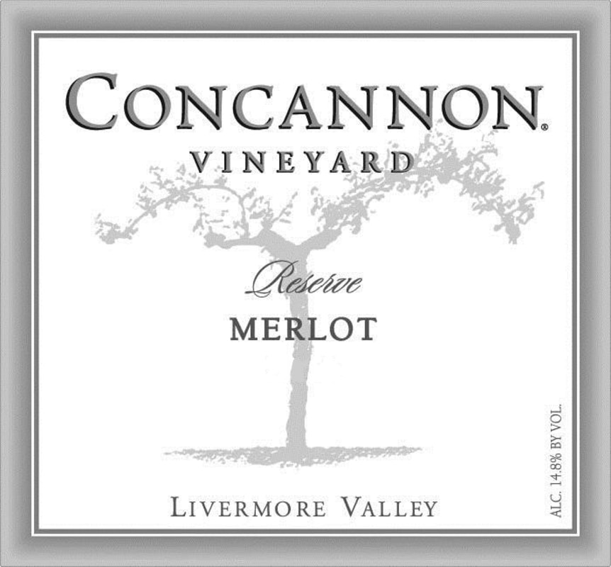 Concannon Reserve Merlot 2011 Front Label