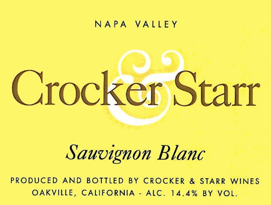 Crocker & Starr Sauvignon Blanc 2011 Front Label