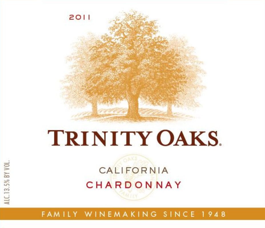 Trinity Oaks Chardonnay 2011 Front Label