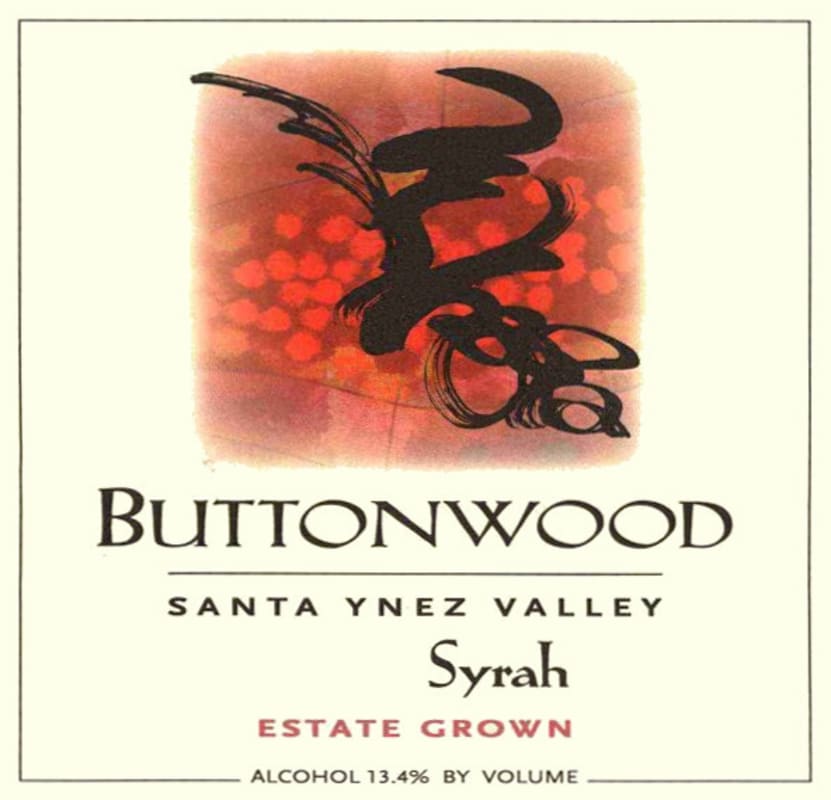 Buttonwood Farms Santa Ynez Valley Syrah 2011 Front Label