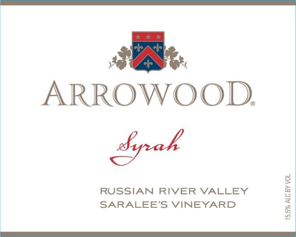Arrowood Saralee's Vineyard Syrah 2011 Front Label