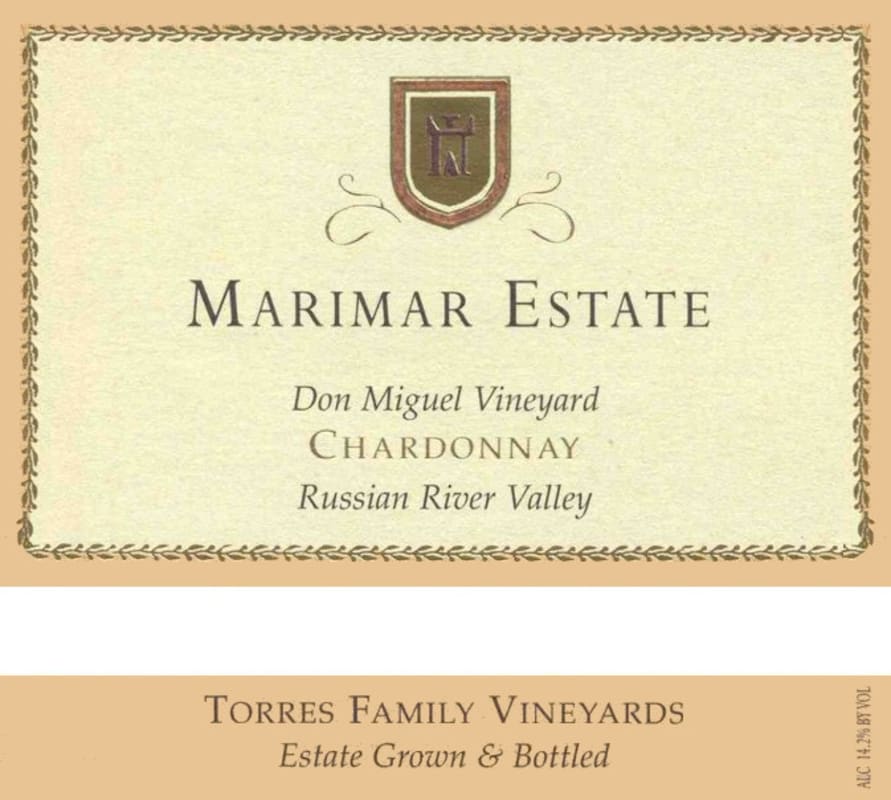 Marimar Estate Don Miguel Vineyard Chardonnay 2011 Front Label