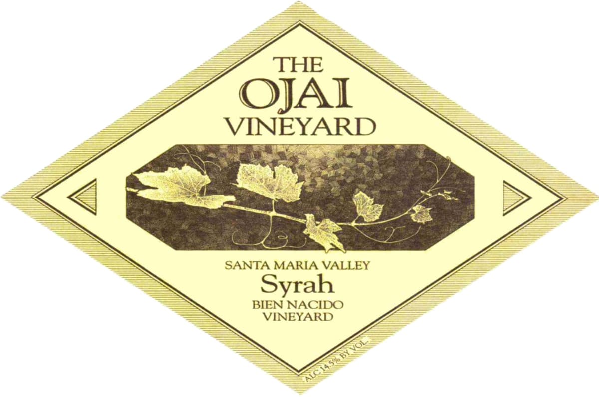 Ojai Bien Nacido Syrah 2011 Front Label