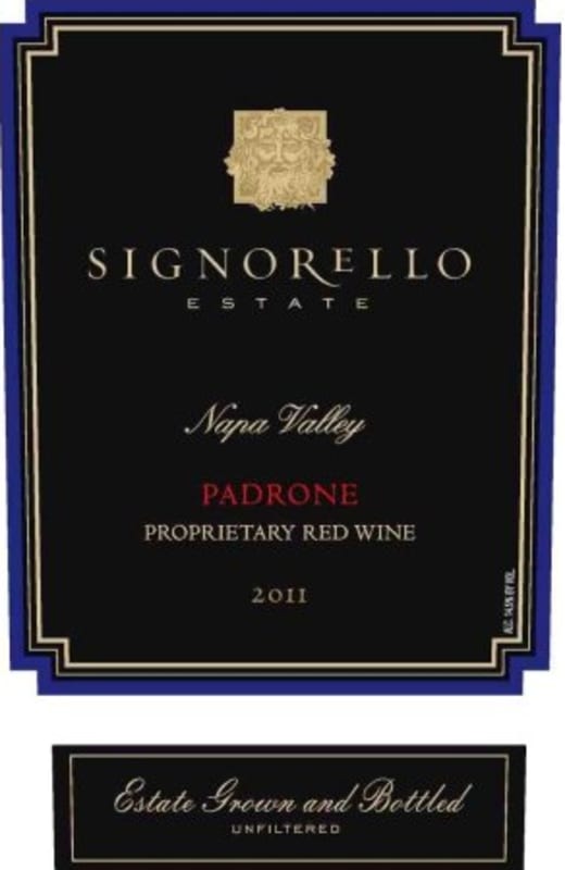 Signorello Padrone Cabernet Sauvignon 2011 Front Label