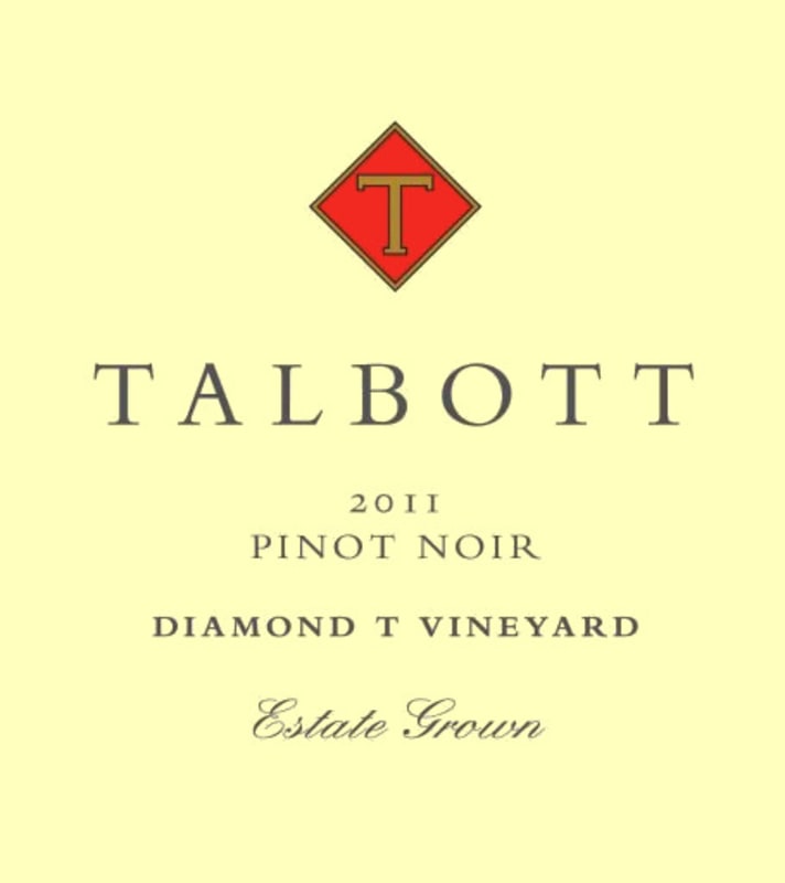 Talbott Diamond T Vineyard Pinot Noir 2011 Front Label